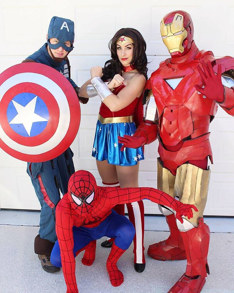 Superhero Birthday Party Characters for Hire GirlyGirl Partea's