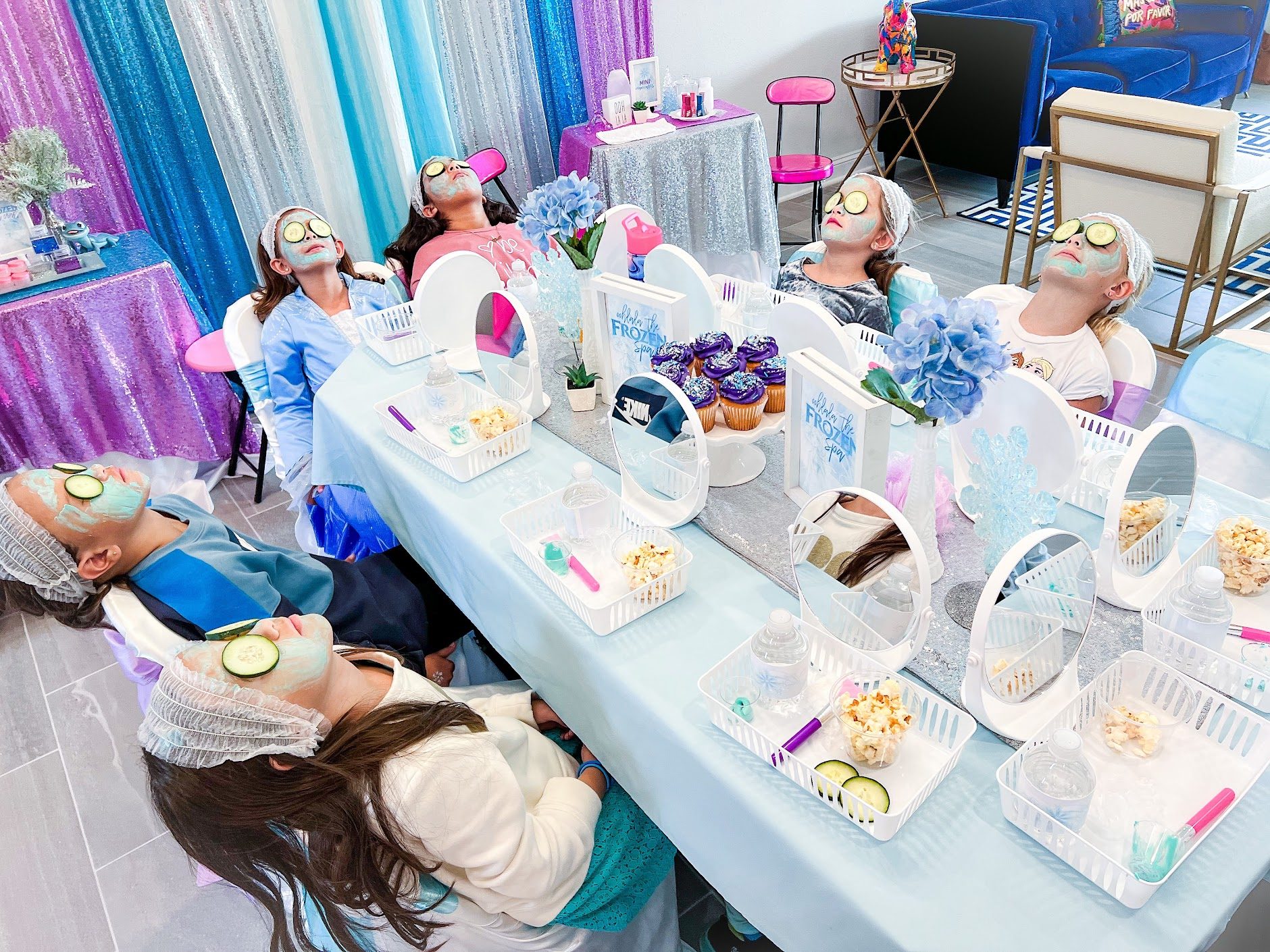Frozen Spa Party Girly Girl Parteas Princess Parties Character 